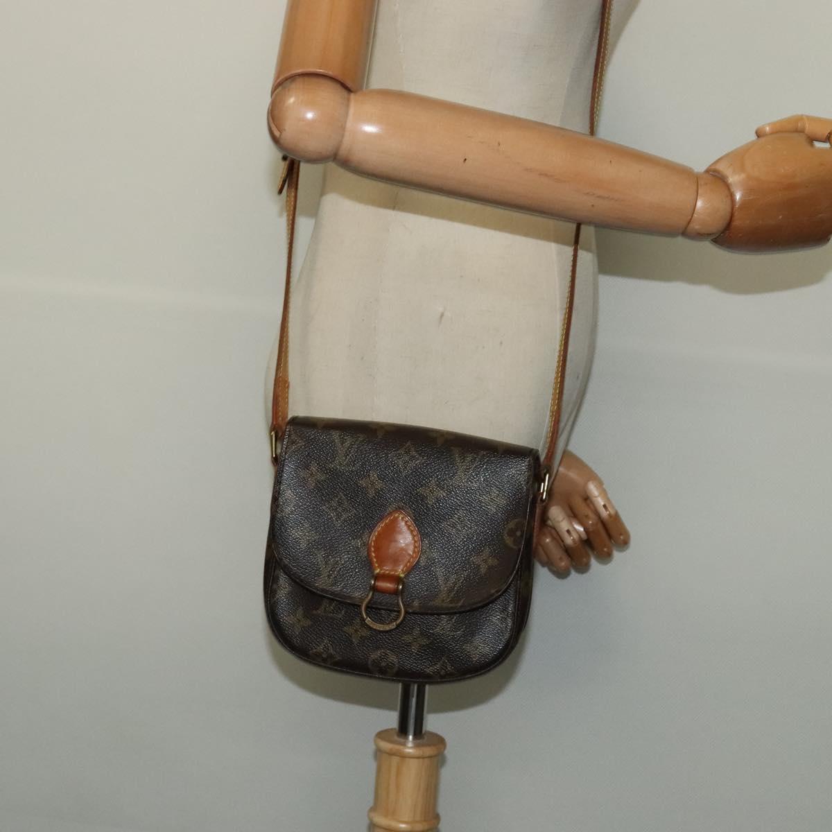 LOUIS VUITTON Monogram Saint Cloud PM Shoulder Bag M51244 LV Auth 138667