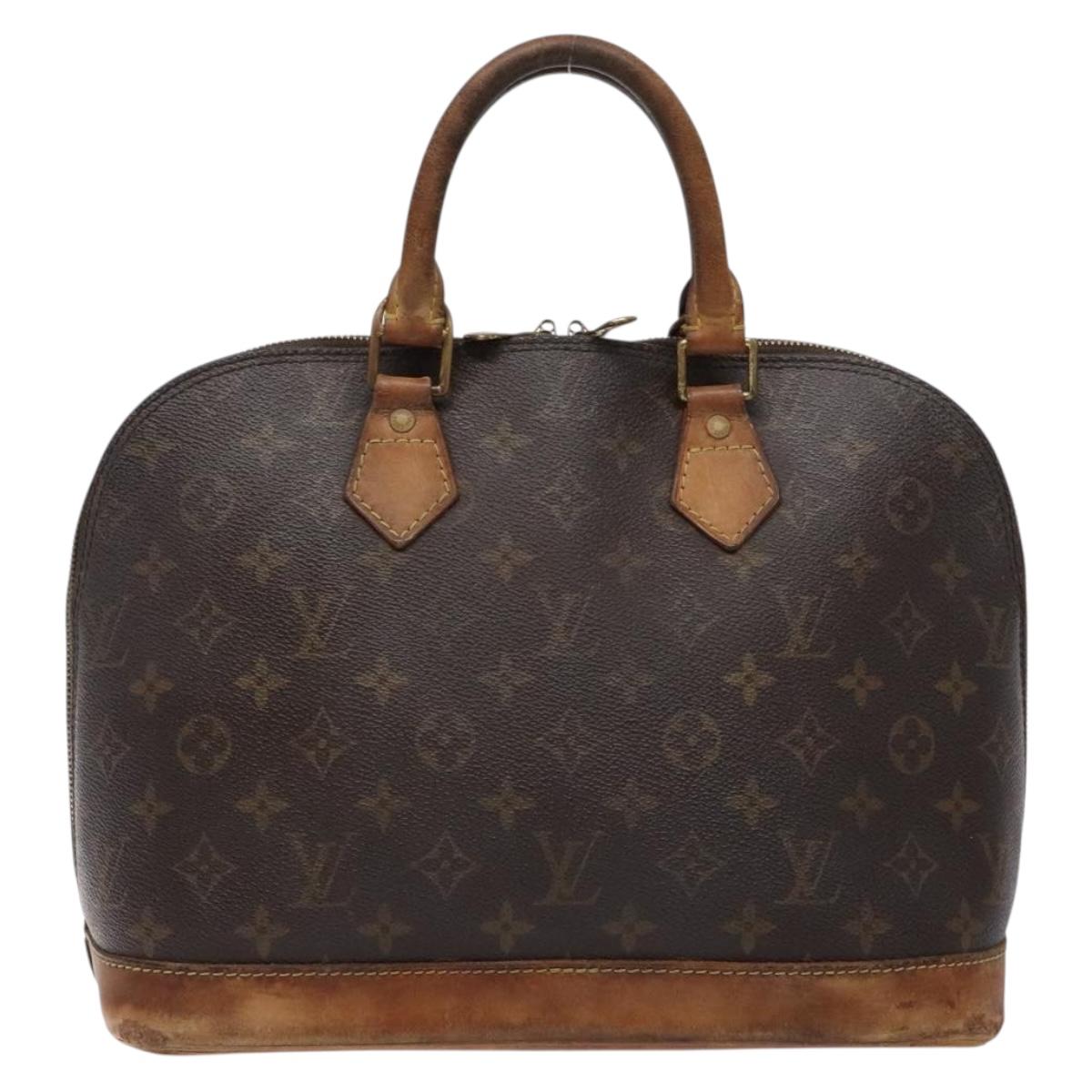 LOUIS VUITTON Monogram Alma Hand Bag M51130 LV Auth 138669