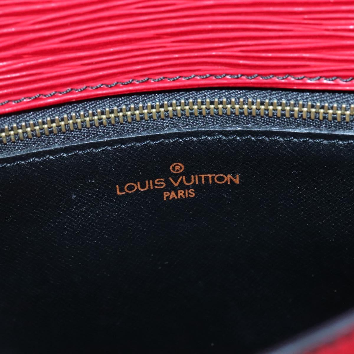 LOUIS VUITTON Epi Saint Cloud GM Shoulder Bag Red M52197 LV Auth 138670