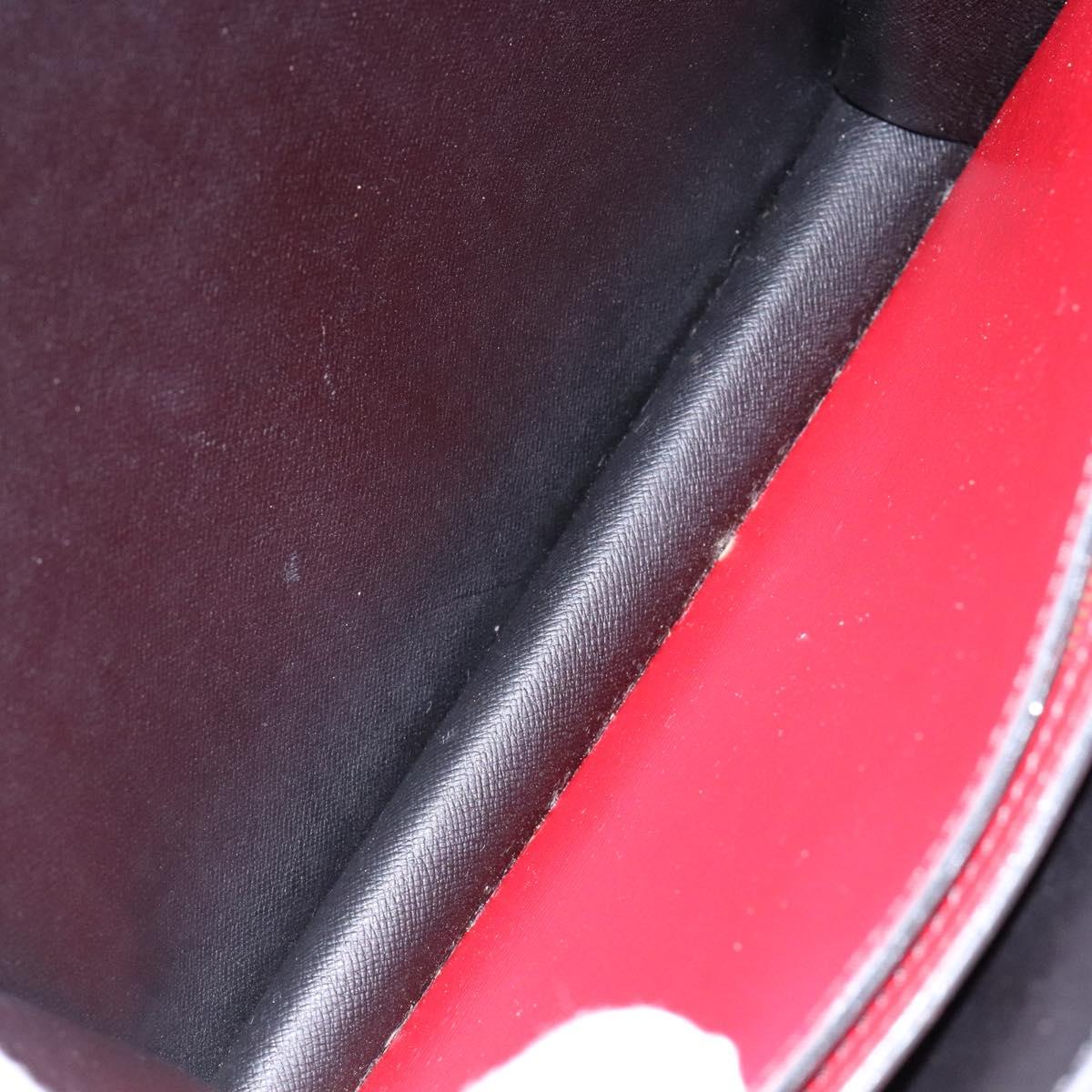 LOUIS VUITTON Epi Bicolor Varenne Hand Bag Black Red M52387 LV Auth 138674