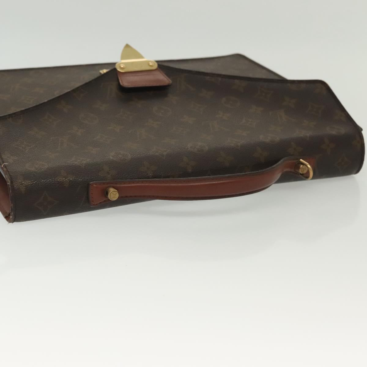LOUIS VUITTON Monogram Porte Documents Bandouliere Bag M53338 Auth 138687