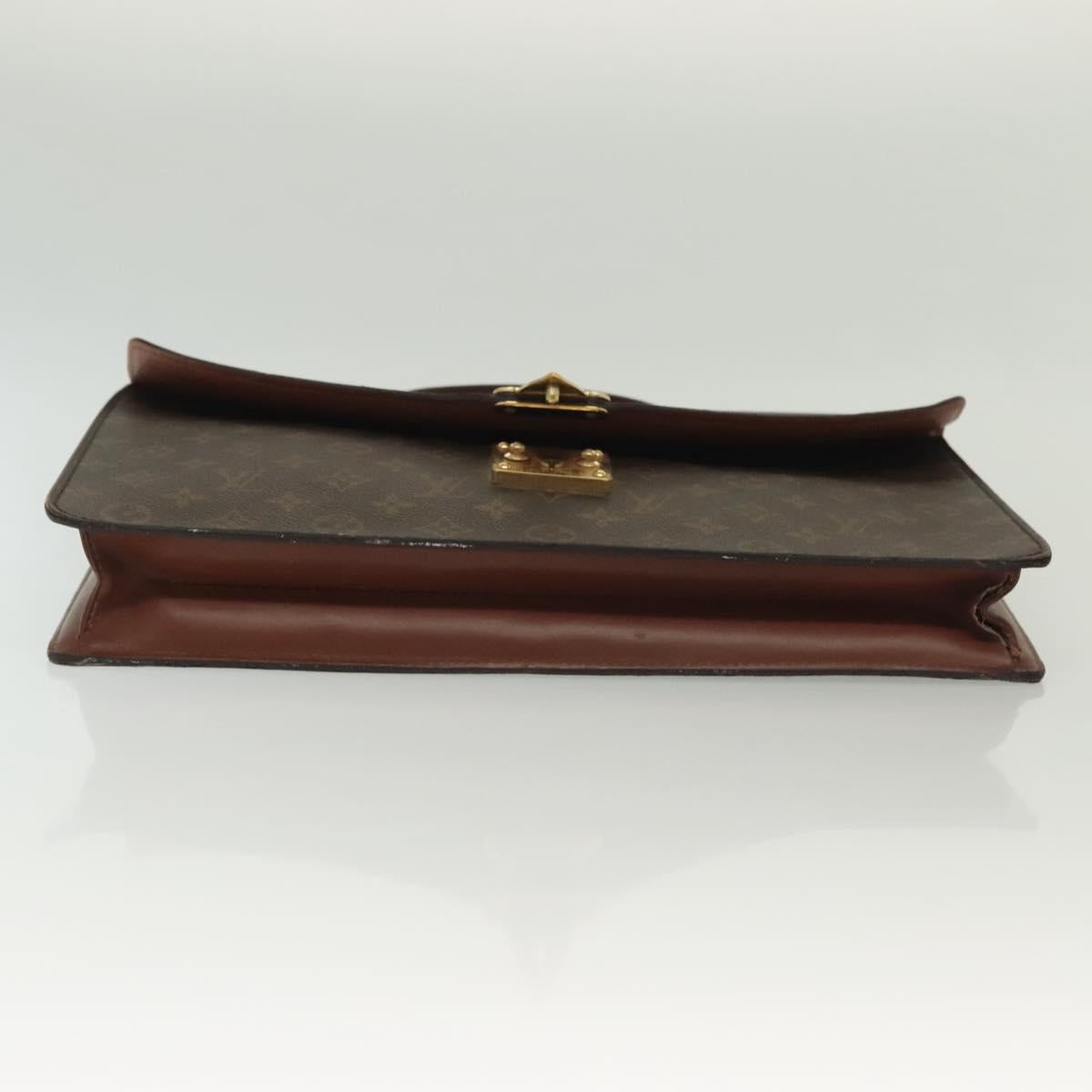 LOUIS VUITTON Monogram Porte Documents Bandouliere Bag M53338 Auth 138687
