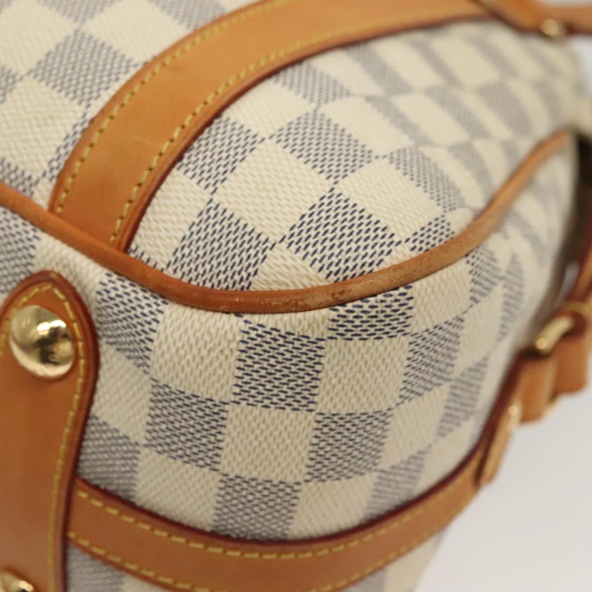 LOUIS VUITTON Damier Azur Stresa PM Tote Bag M51188 LV Auth 138702