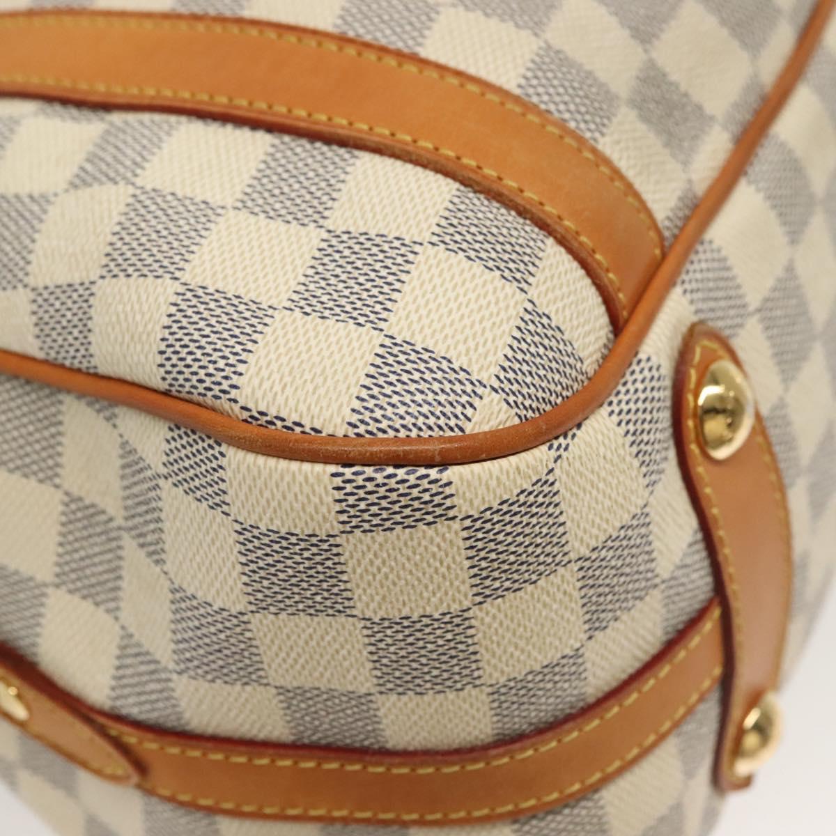 LOUIS VUITTON Damier Azur Stresa PM Tote Bag M51188 LV Auth 138702