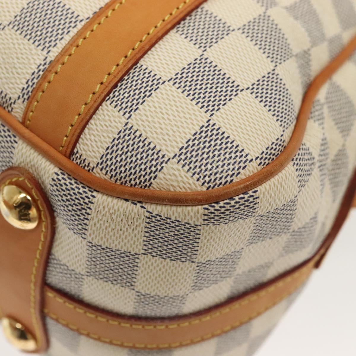 LOUIS VUITTON Damier Azur Stresa PM Tote Bag M51188 LV Auth 138702