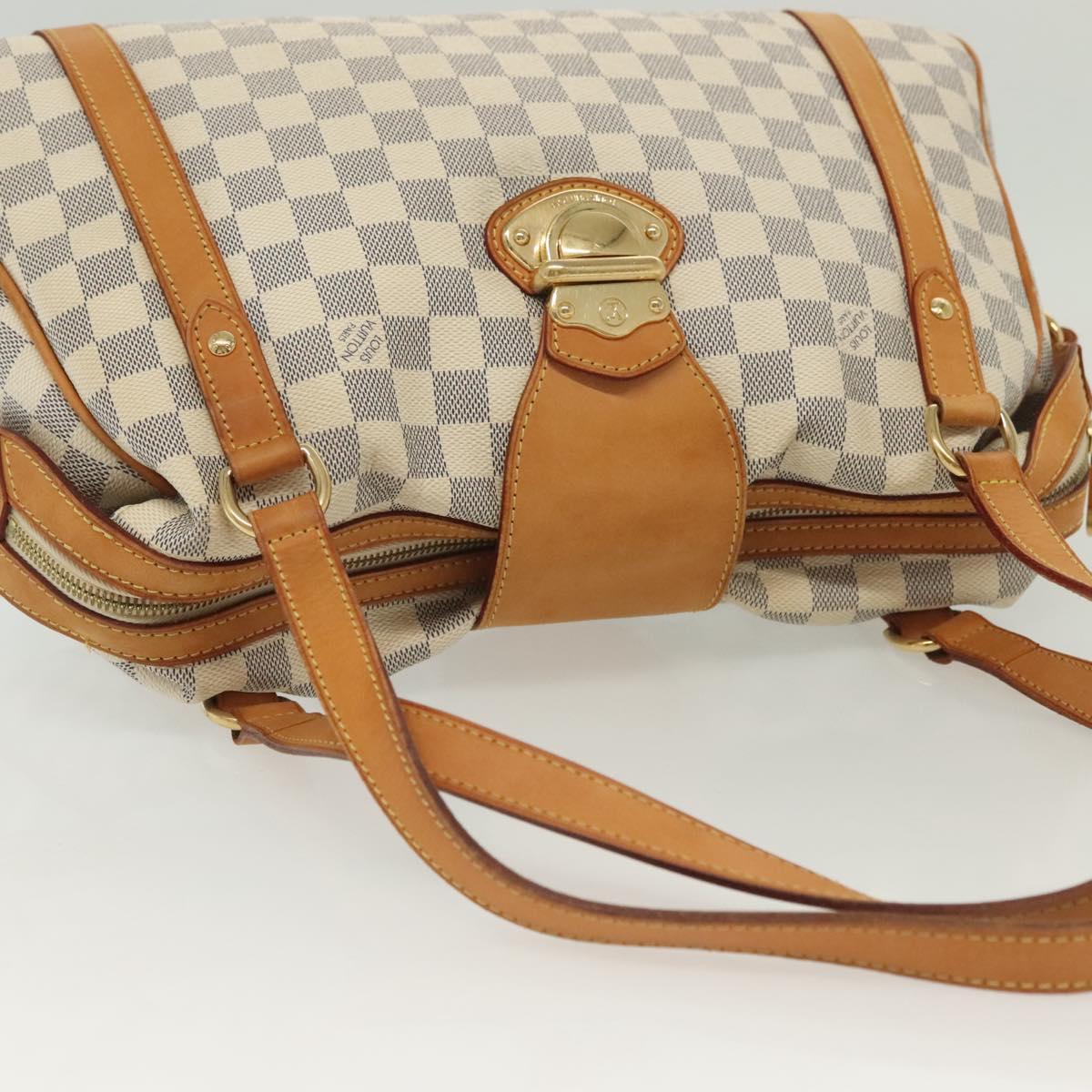 LOUIS VUITTON Damier Azur Stresa PM Tote Bag M51188 LV Auth 138702