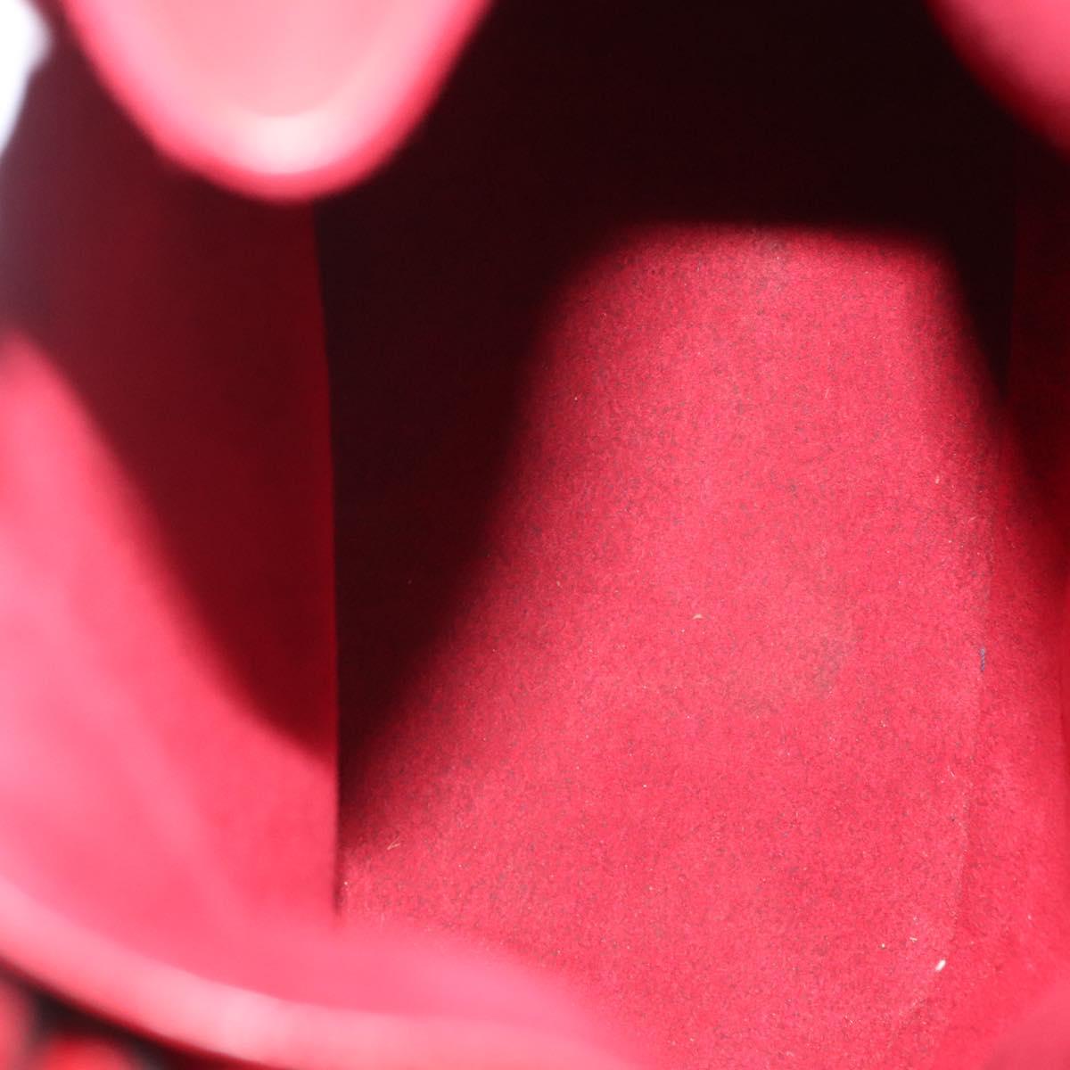 LOUIS VUITTON Epi Sac Depaule PM Shoulder Bag Red M80207 LV Auth 138704