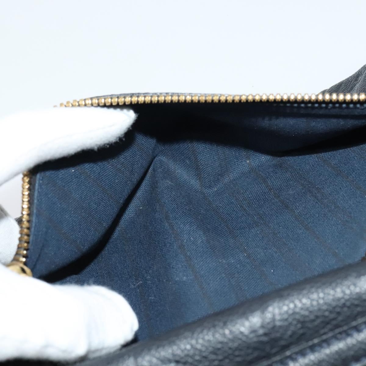LOUIS VUITTON Monogram Empreinte Pettyant Clutch Bag Anfini M93425 Auth 138711