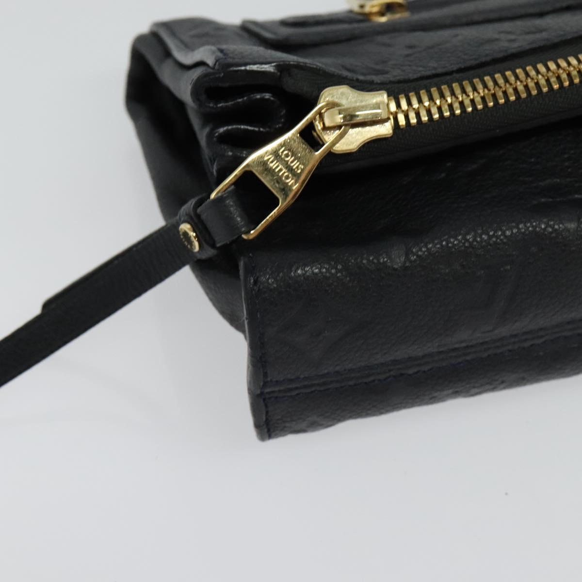 LOUIS VUITTON Monogram Empreinte Pettyant Clutch Bag Anfini M93425 Auth 138711