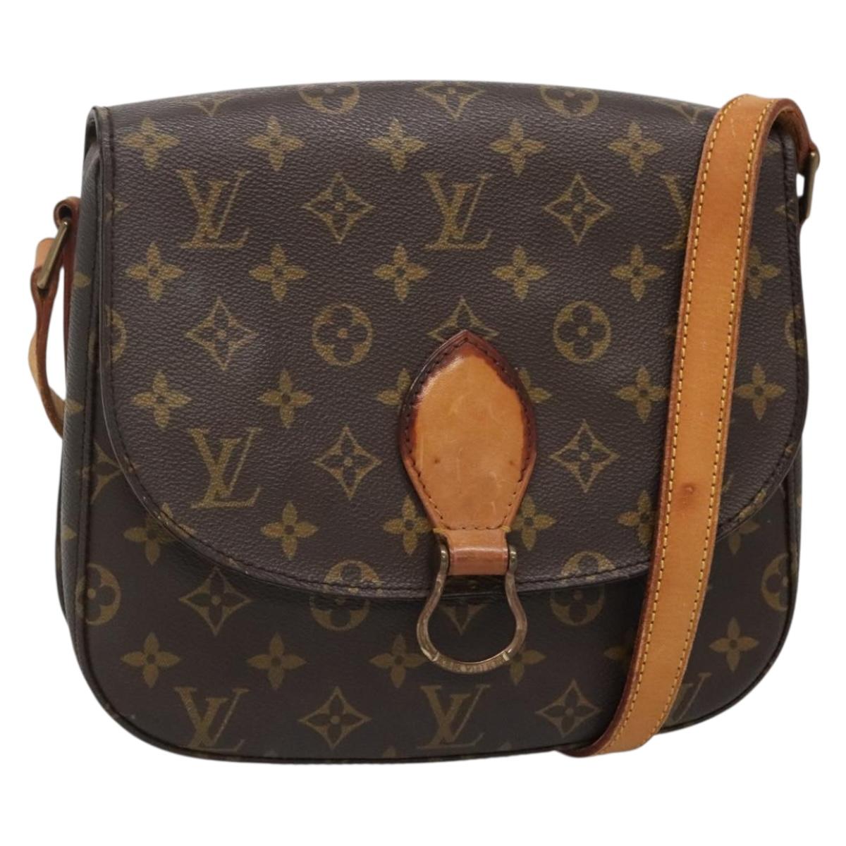 LOUIS VUITTON Monogram Saint Cloud GM Shoulder Bag M51242 LV Auth 138712