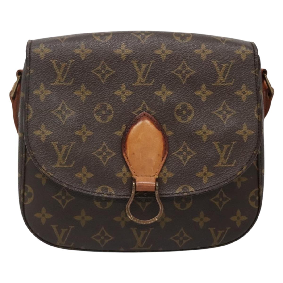 LOUIS VUITTON Monogram Saint Cloud GM Shoulder Bag M51242 LV Auth 138712
