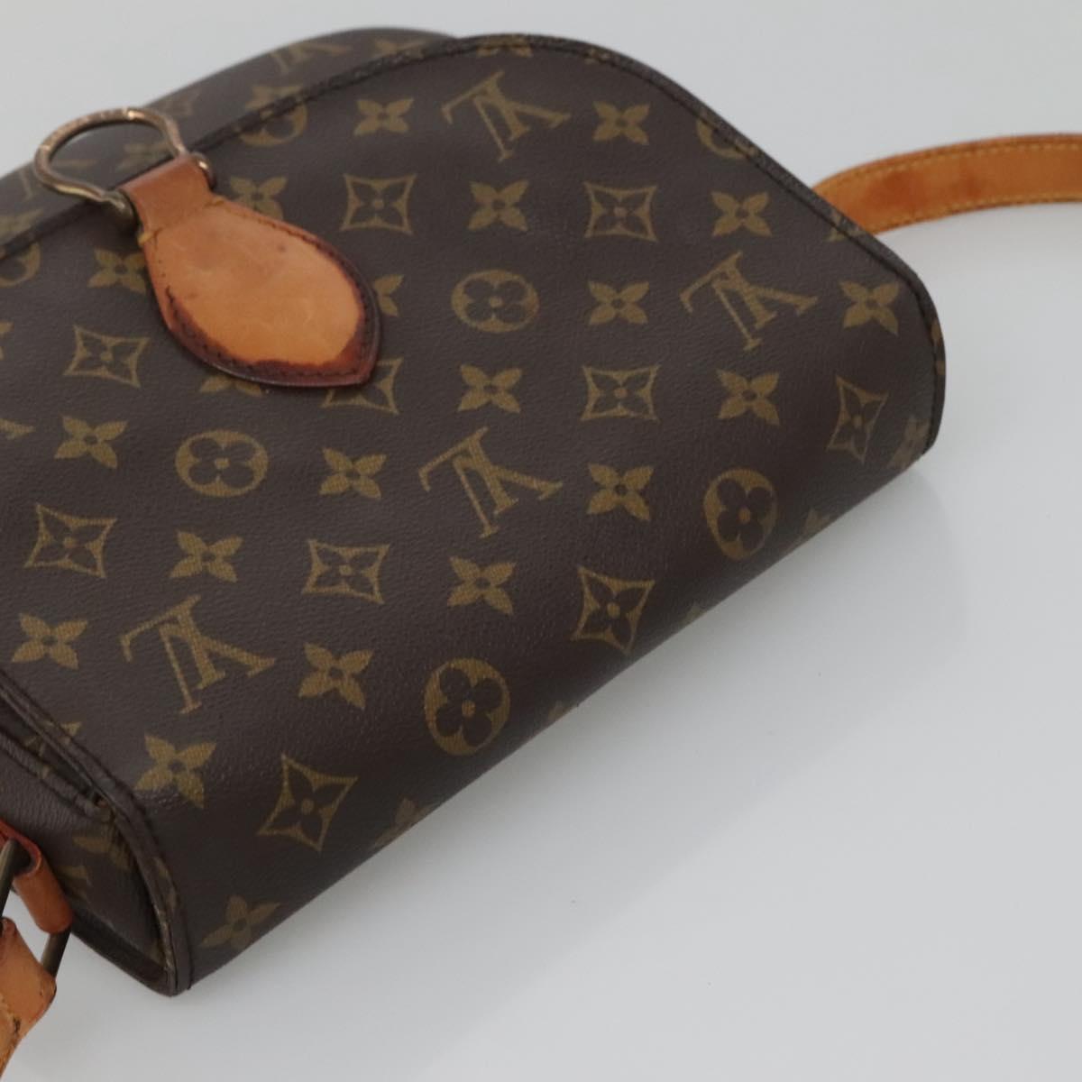 LOUIS VUITTON Monogram Saint Cloud GM Shoulder Bag M51242 LV Auth 138712