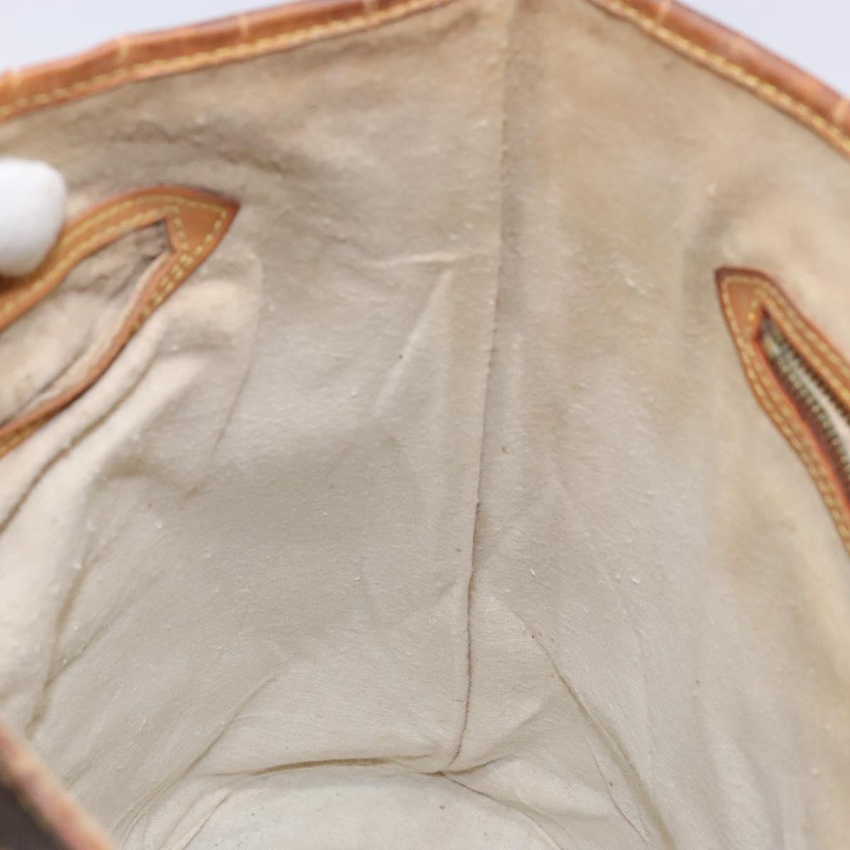 LOUIS VUITTON Monogram Bucket GM Shoulder Bag M42236 LV Auth 138721