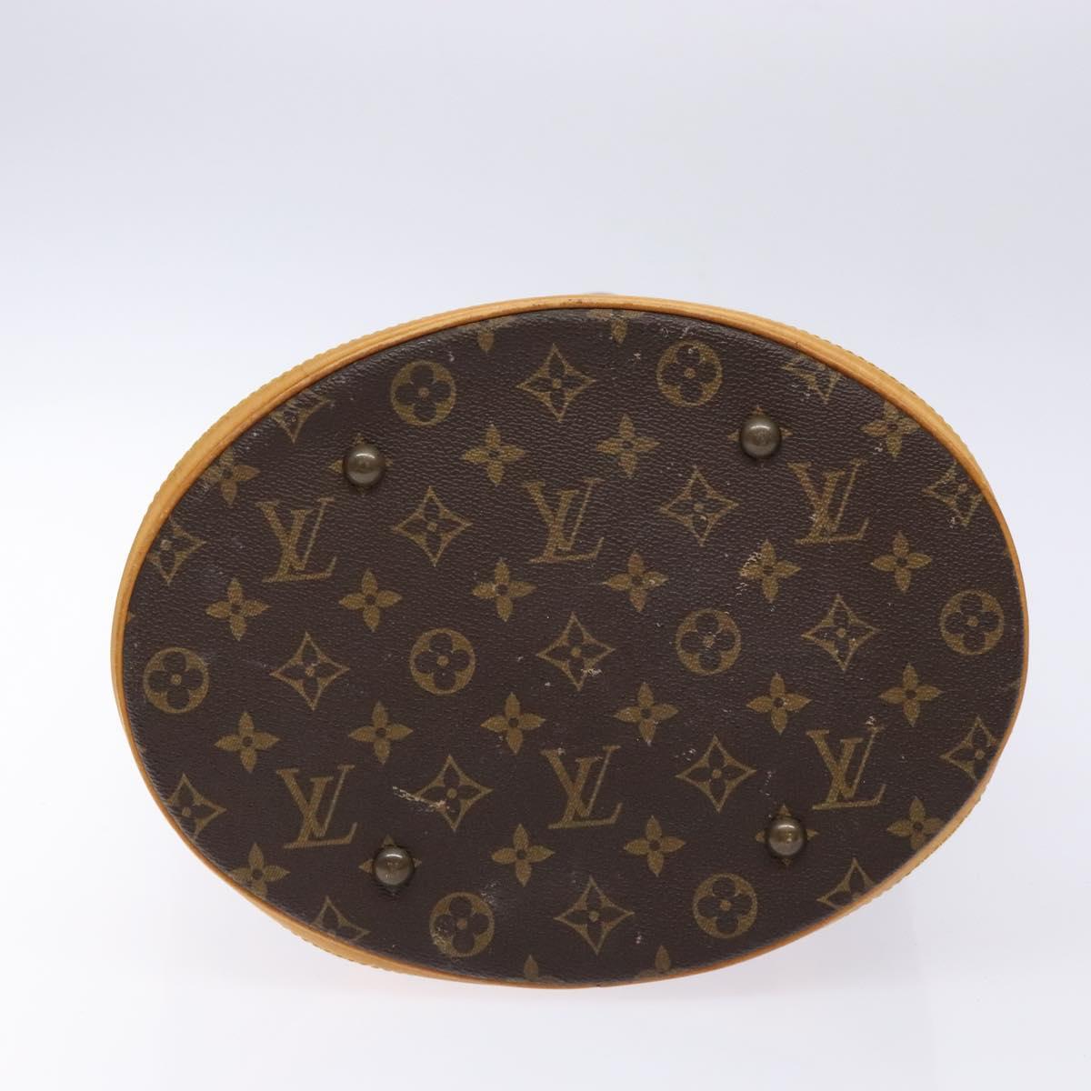 LOUIS VUITTON Monogram Bucket GM Shoulder Bag M42236 LV Auth 138721