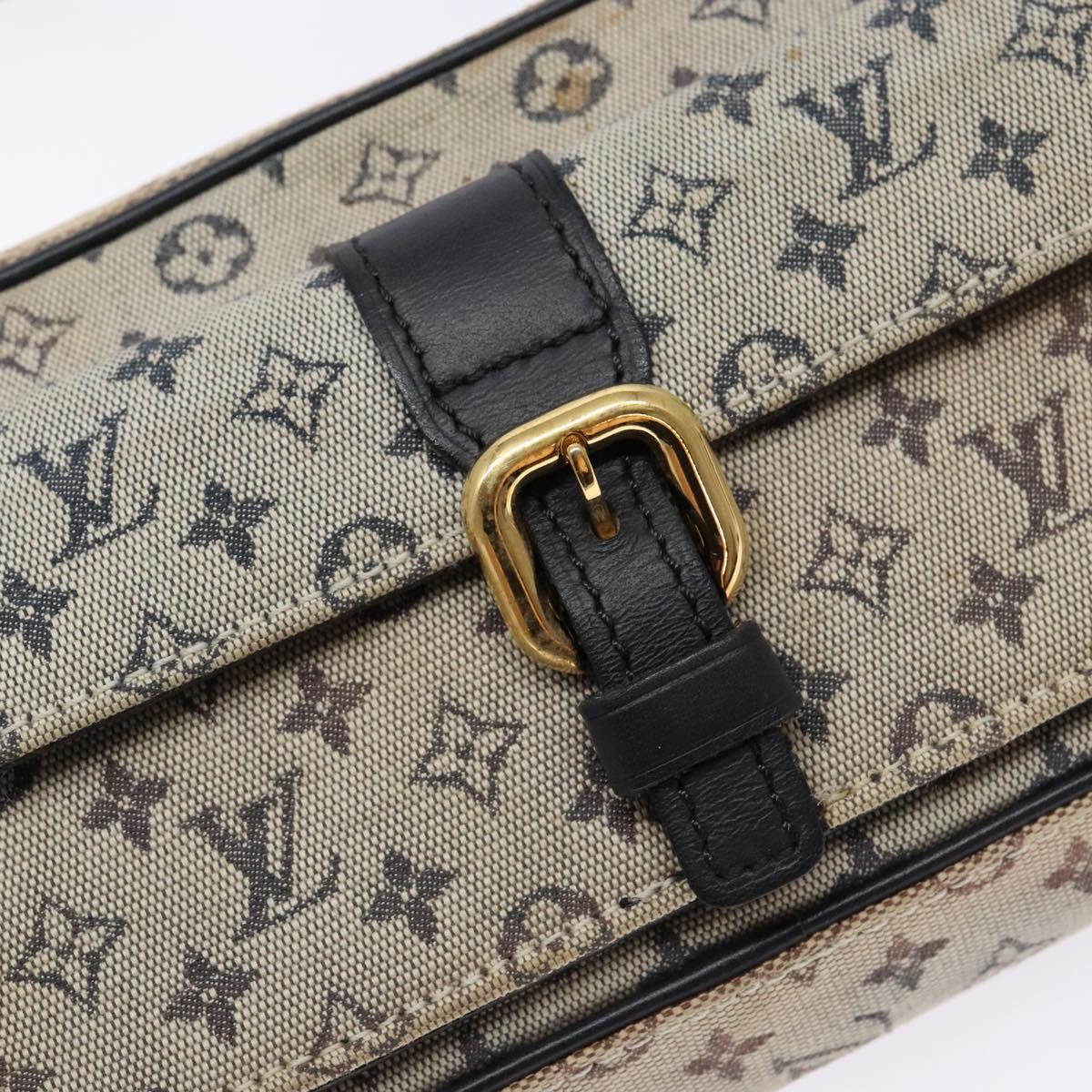 LOUIS VUITTON Monogram Mini Juliet MM Shoulder Bag Blue M92004 LV Auth 138735