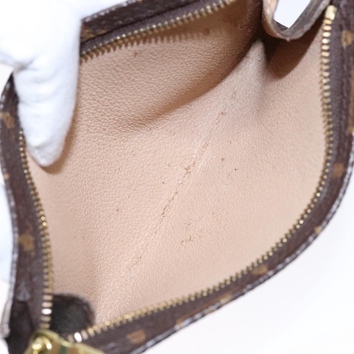 LOUIS VUITTON Monogram Bucket PM Accessory Pouch LV Auth 138740