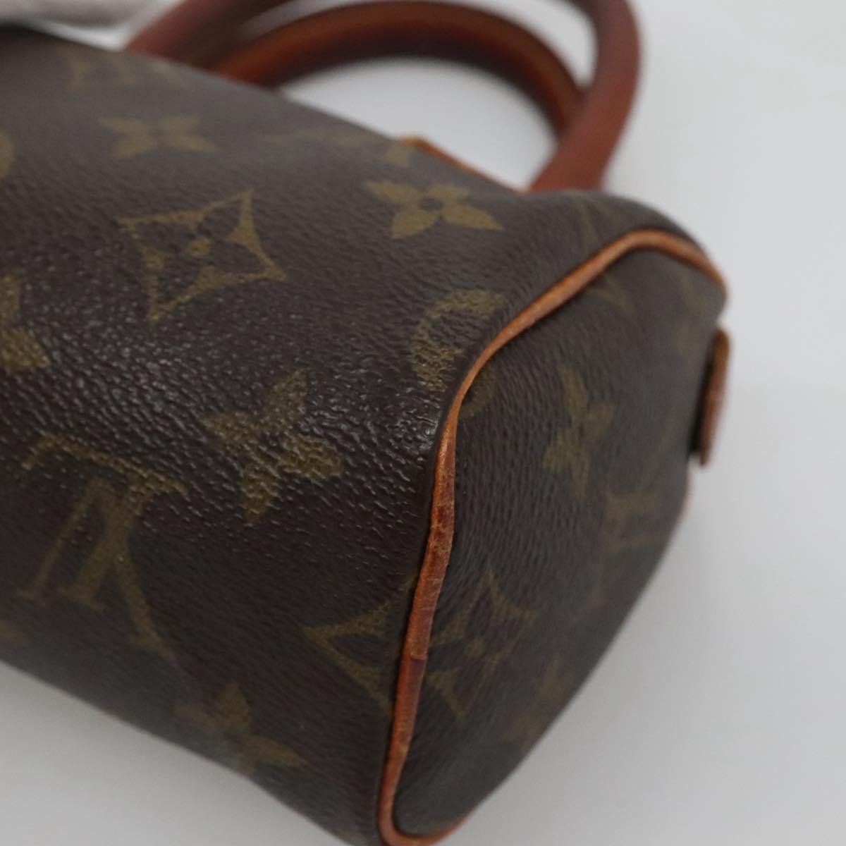 LOUIS VUITTON Monogram Mini Speedy Hand Bag M41534 LV Auth 138745