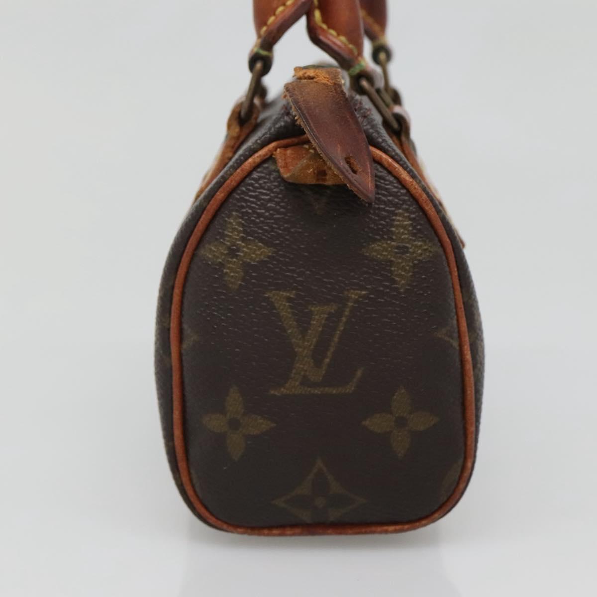 LOUIS VUITTON Monogram Mini Speedy Hand Bag M41534 LV Auth 138745