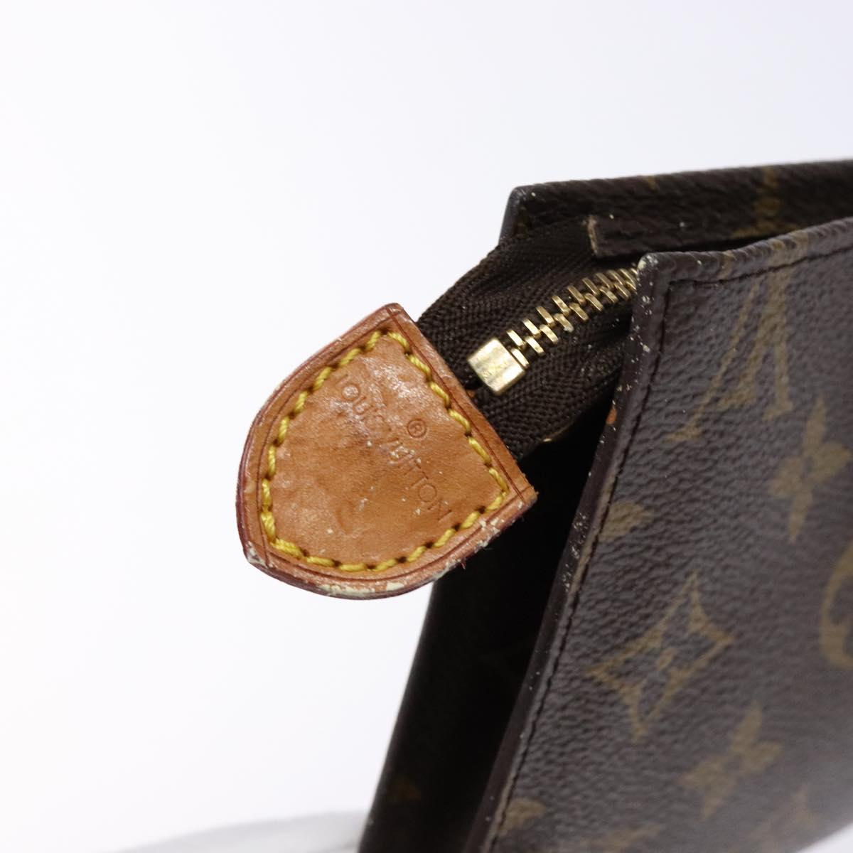LOUIS VUITTON Monogram Bucket GM Accessory Pouch Vintage LV Auth 138751