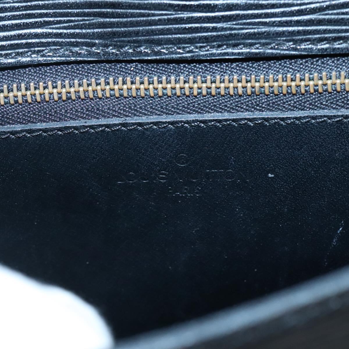 LOUIS VUITTON Epi Saint Cloud GM Shoulder Bag Black Noir M52192 LV Auth 138773