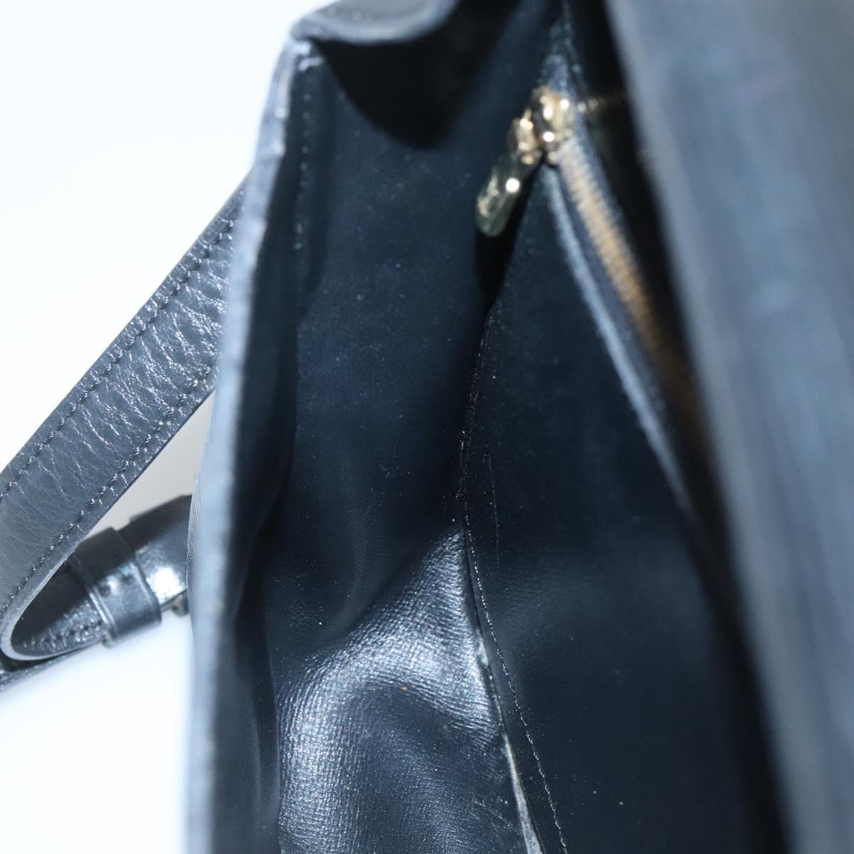 LOUIS VUITTON Epi Saint Cloud GM Shoulder Bag Black Noir M52192 LV Auth 138773