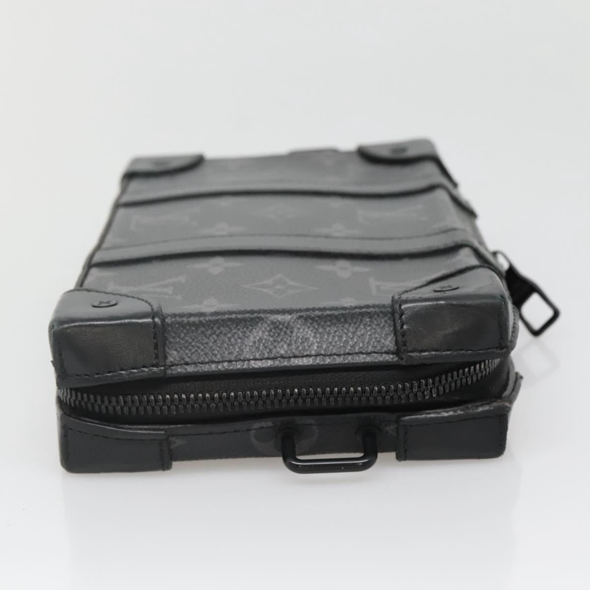 LOUIS VUITTON Monogram Eclipse Soft Trunk wallet Shoulder Bag M69838 Auth 138775