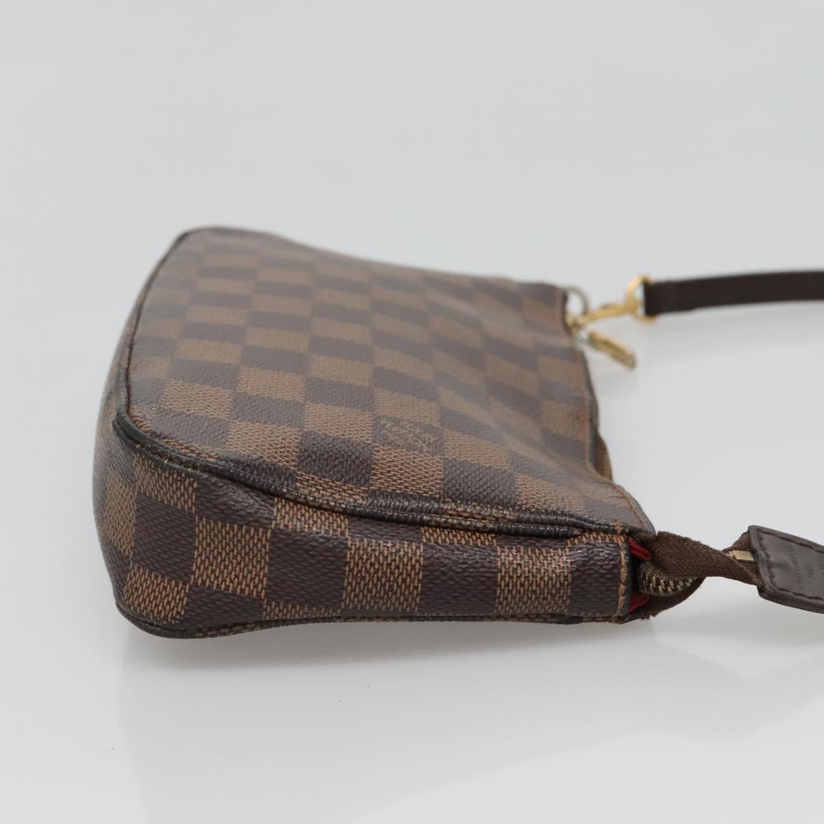 LOUIS VUITTON Damier Ebene Pochette Accessoires Pouch N41206 LV Auth 138776