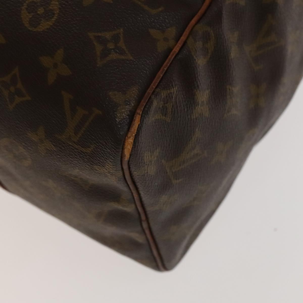 LOUIS VUITTON Monogram Sac Souple 35 Boston Bag M41626 LV Auth 138778