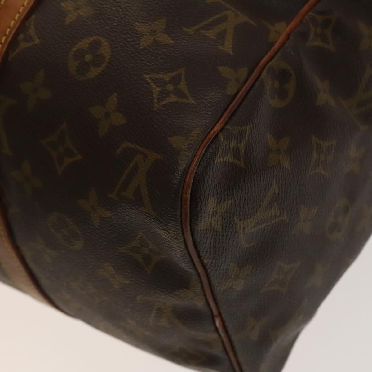 LOUIS VUITTON Monogram Sac Souple 35 Boston Bag M41626 LV Auth 138778