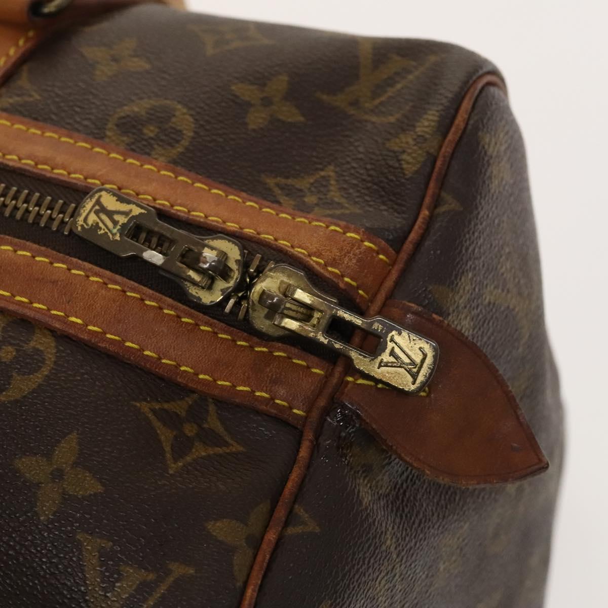 LOUIS VUITTON Monogram Sac Souple 35 Boston Bag M41626 LV Auth 138778