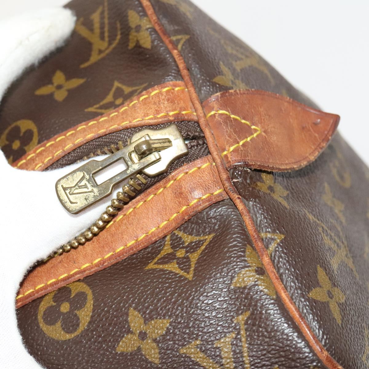 LOUIS VUITTON Monogram Sac Souple 35 Boston Bag M41626 LV Auth 138778