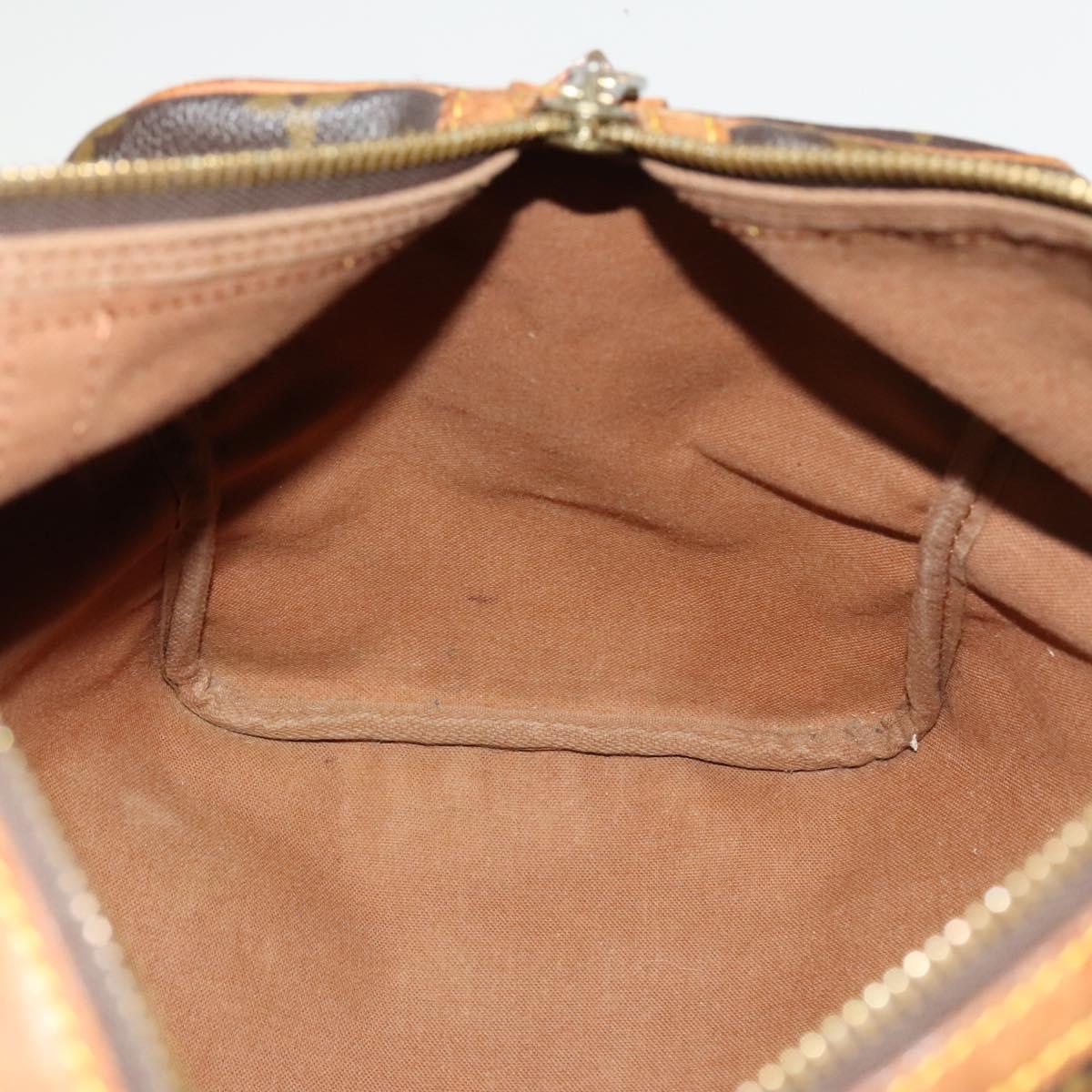 LOUIS VUITTON Monogram Sac Souple 35 Boston Bag M41626 LV Auth 138778