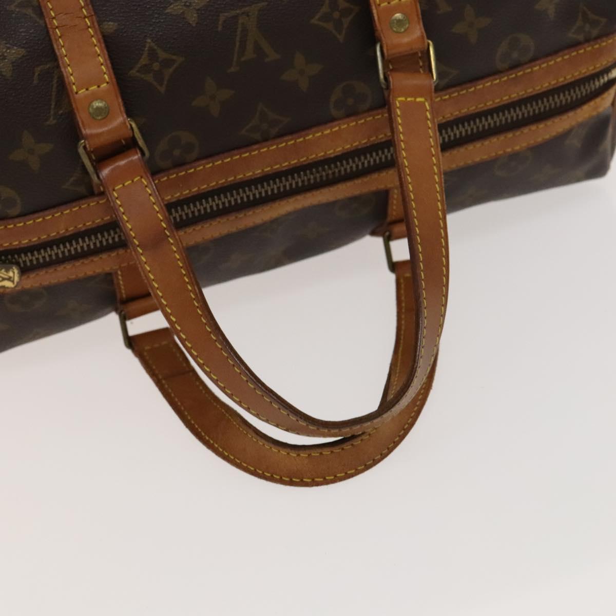 LOUIS VUITTON Monogram Sac Souple 35 Boston Bag M41626 LV Auth 138778