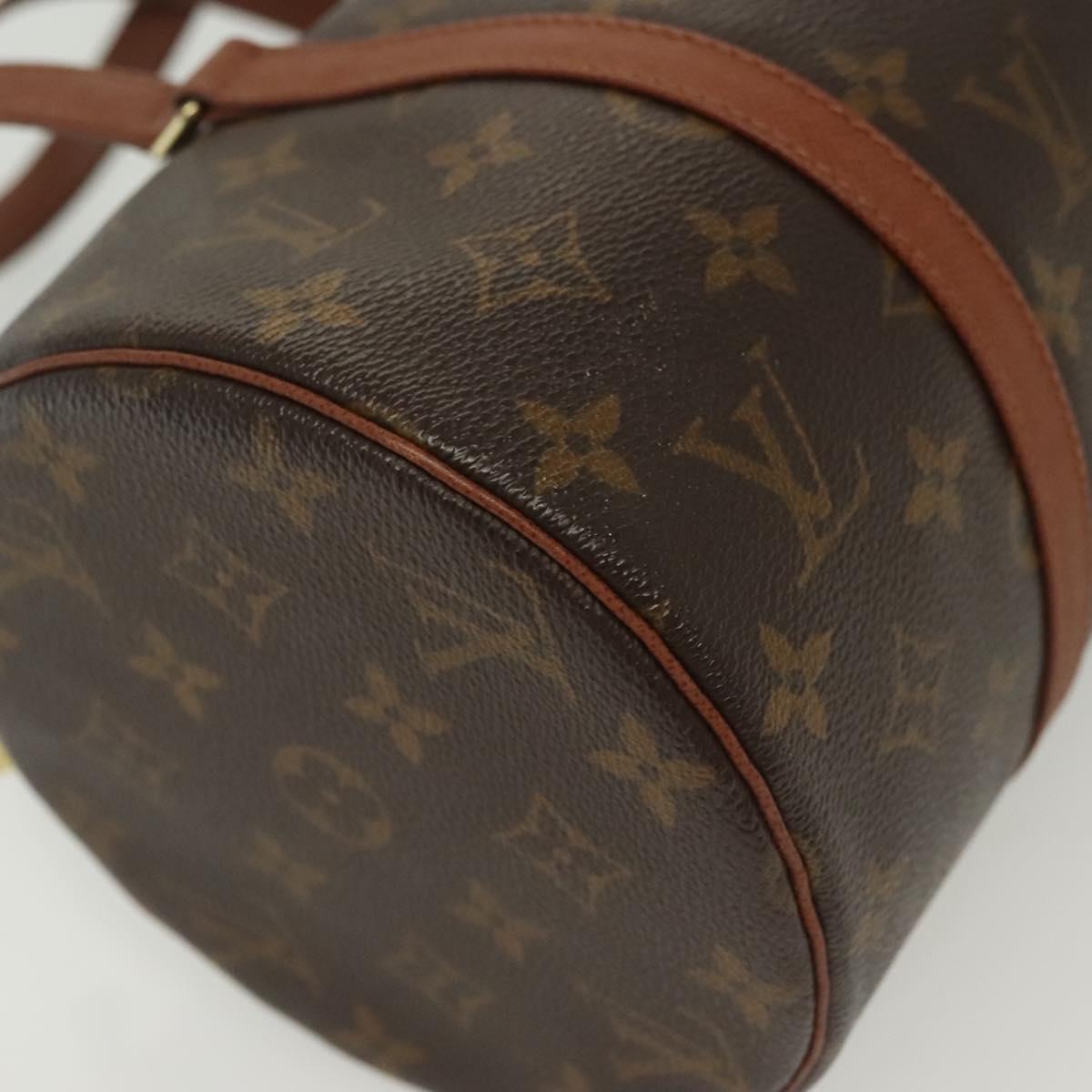 LOUIS VUITTON Monogram Papillon 30 Hand Bag M51385 LV Auth 138781