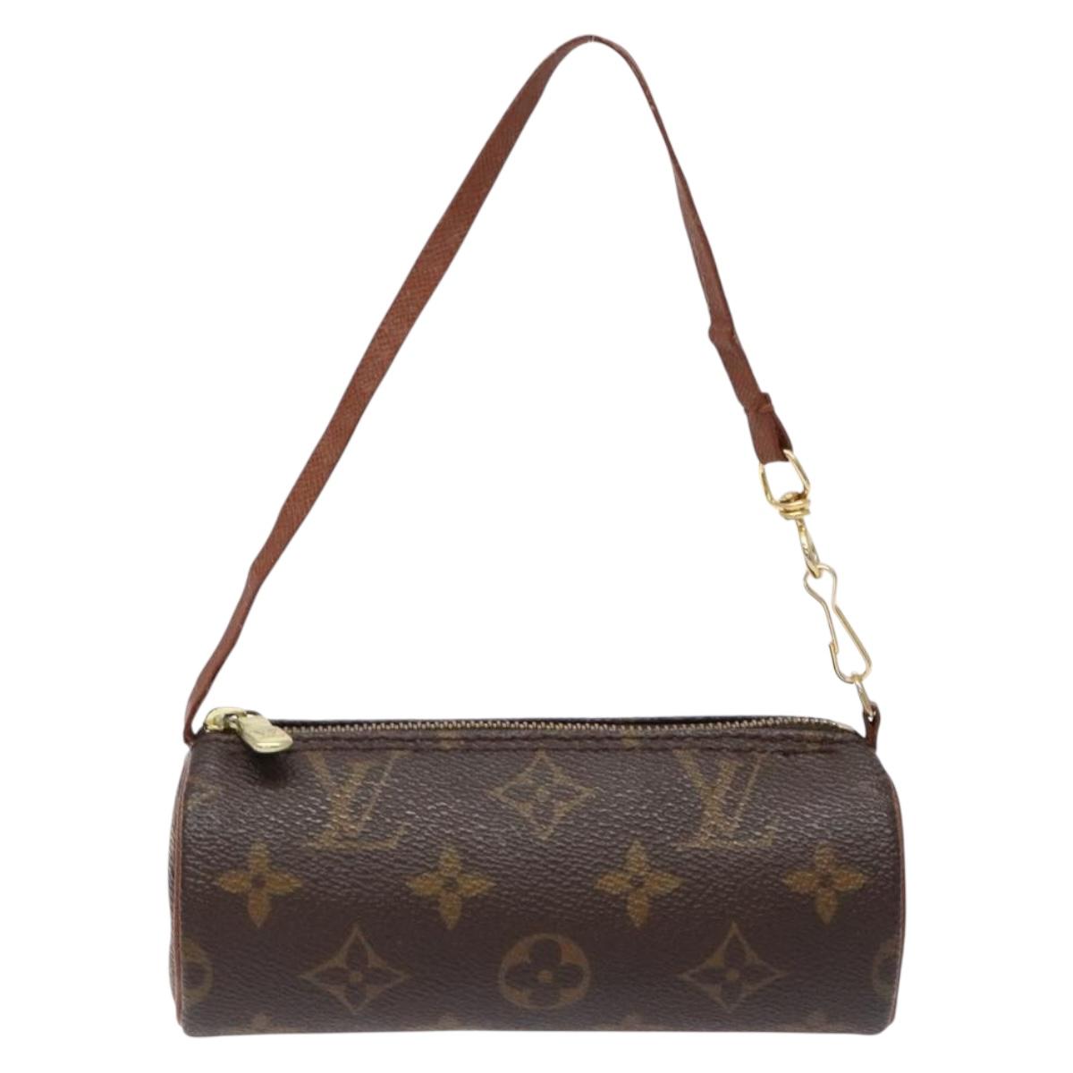 LOUIS VUITTON Monogram Papillon Pouch LV Auth 138782