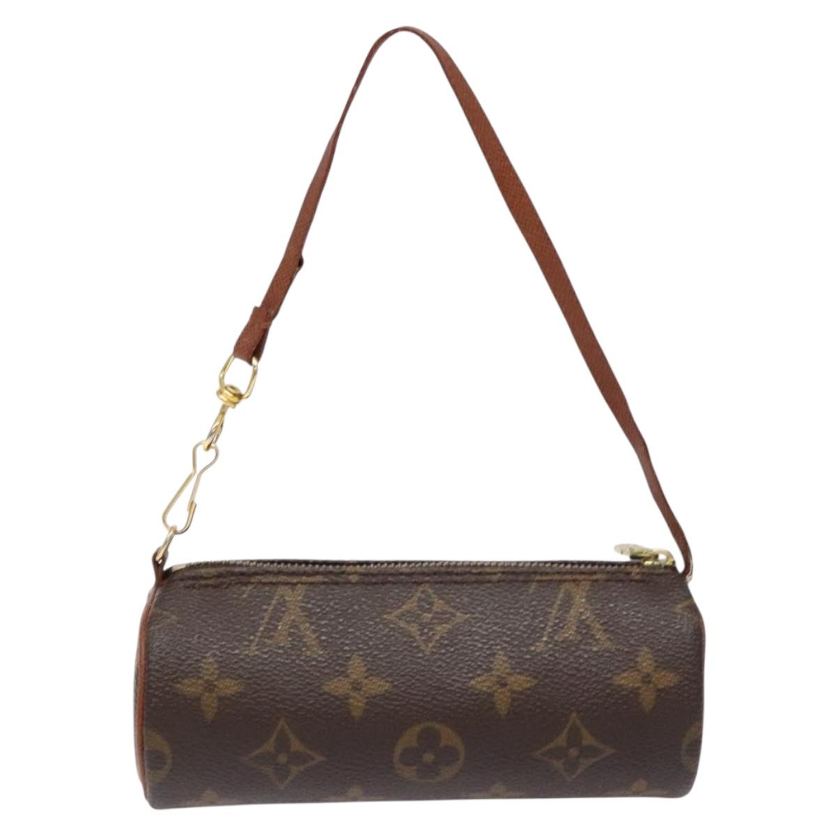 LOUIS VUITTON Monogram Papillon Pouch LV Auth 138782
