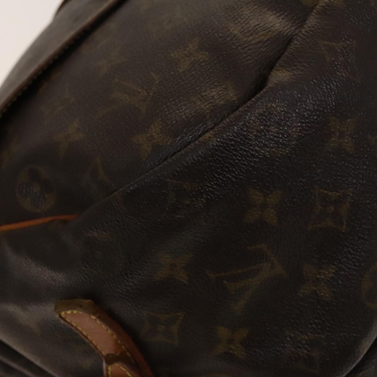 LOUIS VUITTON Monogram Saumur 35 Shoulder Bag M42254 LV Auth 138785