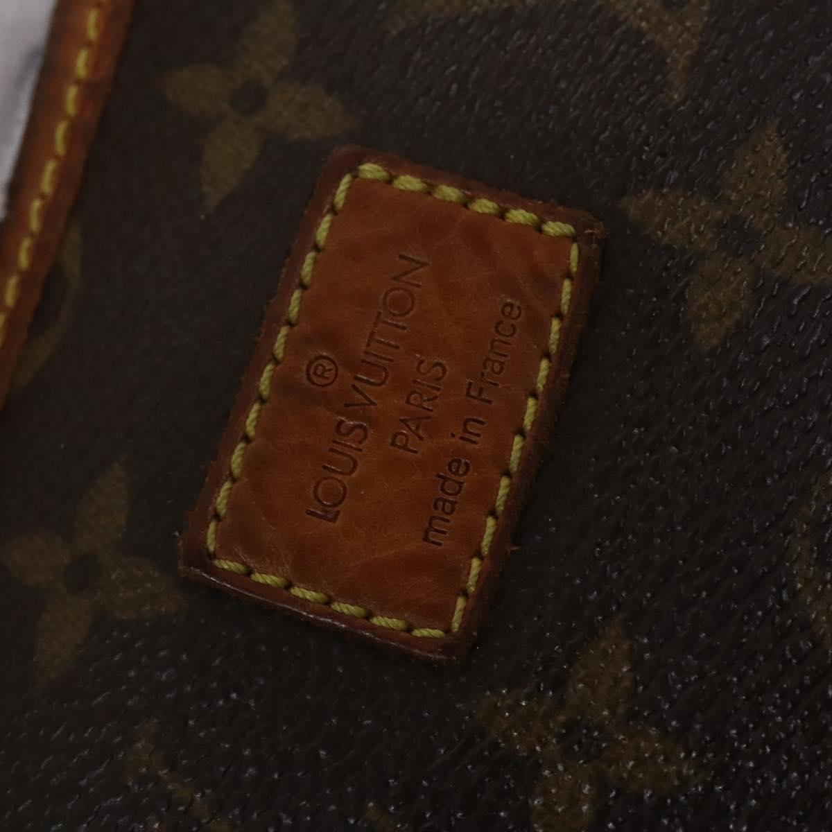 LOUIS VUITTON Monogram Saumur 35 Shoulder Bag M42254 LV Auth 138785