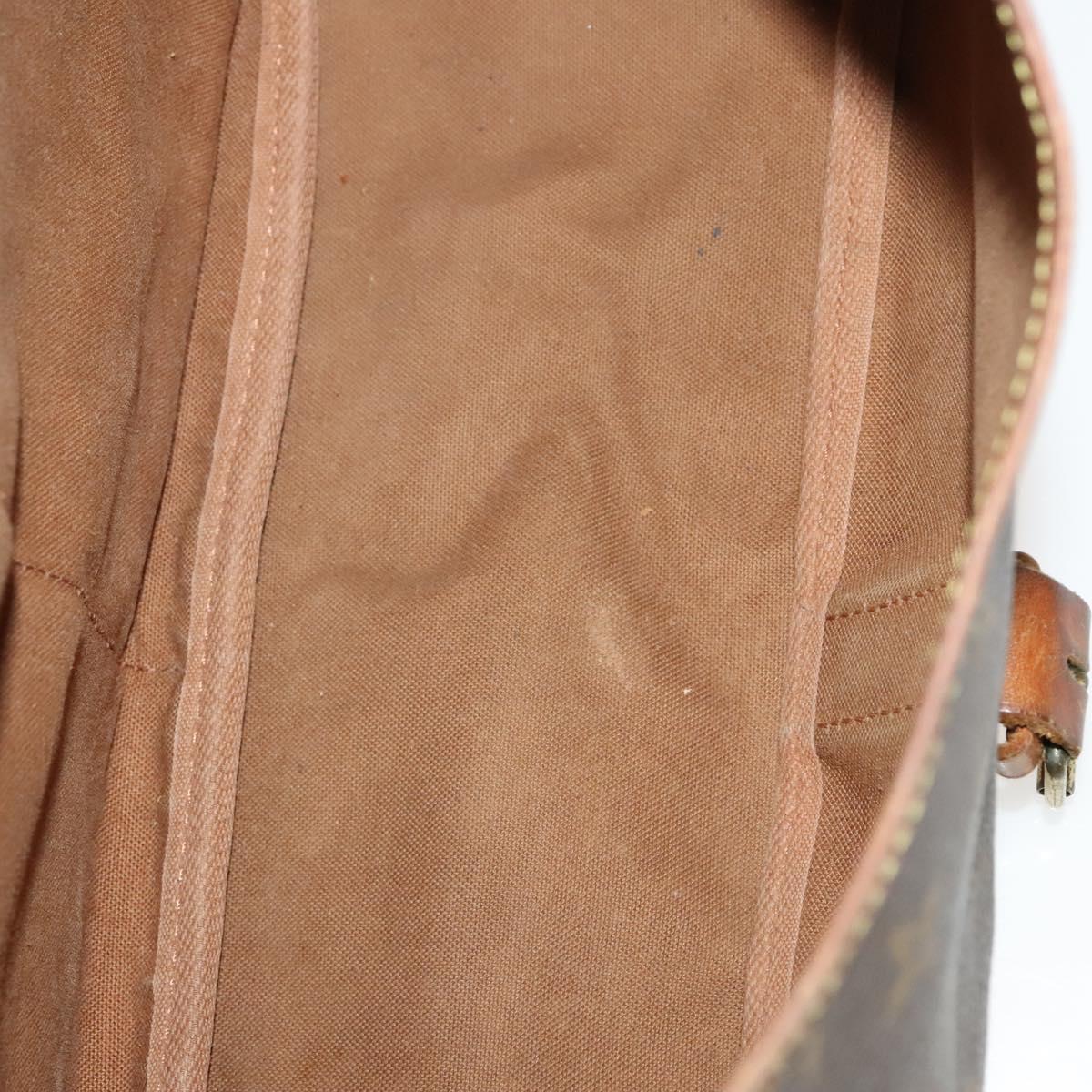 LOUIS VUITTON Monogram Saumur 35 Shoulder Bag M42254 LV Auth 138785