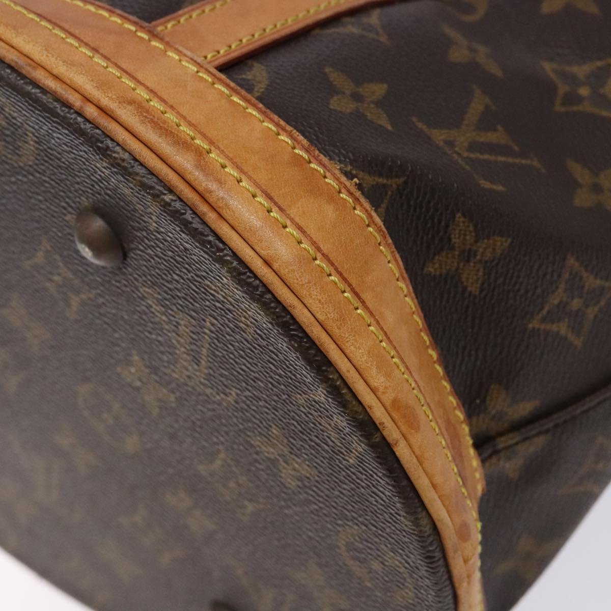 LOUIS VUITTON Monogram Bucket GM Shoulder Bag M42236 LV Auth 138786