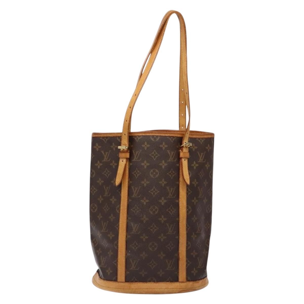 LOUIS VUITTON Monogram Bucket GM Shoulder Bag M42236 LV Auth 138786