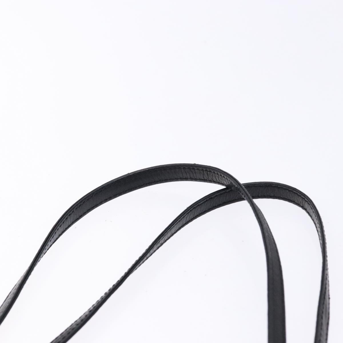 FENDI Tote Bag Black Silver Auth 138857