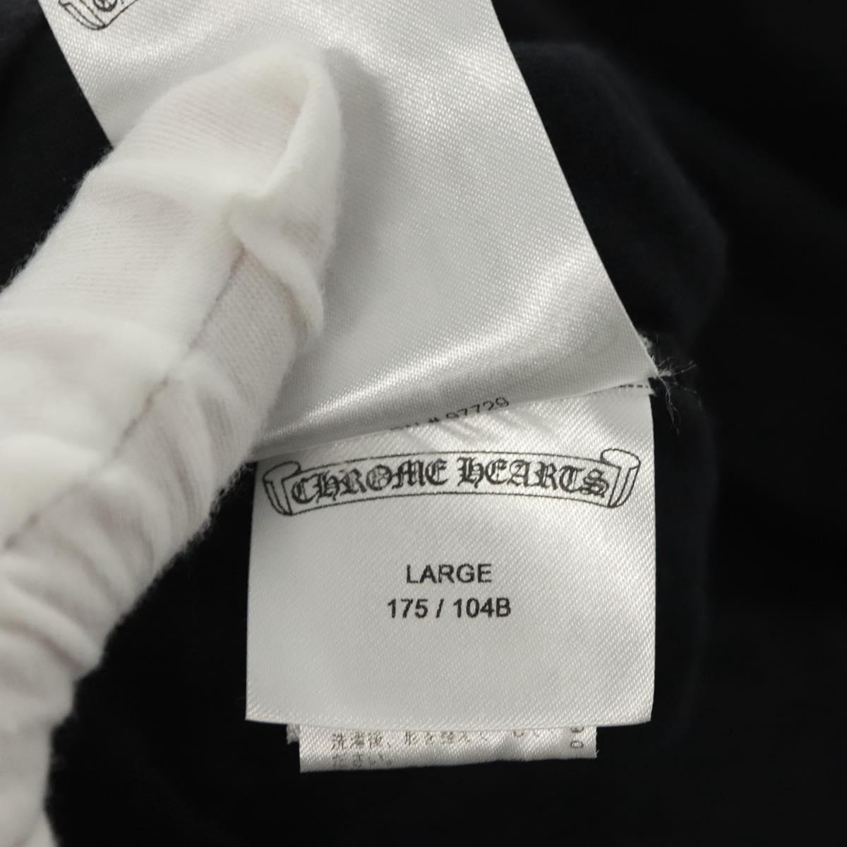 Chrome Hearts Long Sleeved T Shirt Cotton Black Auth 138884M