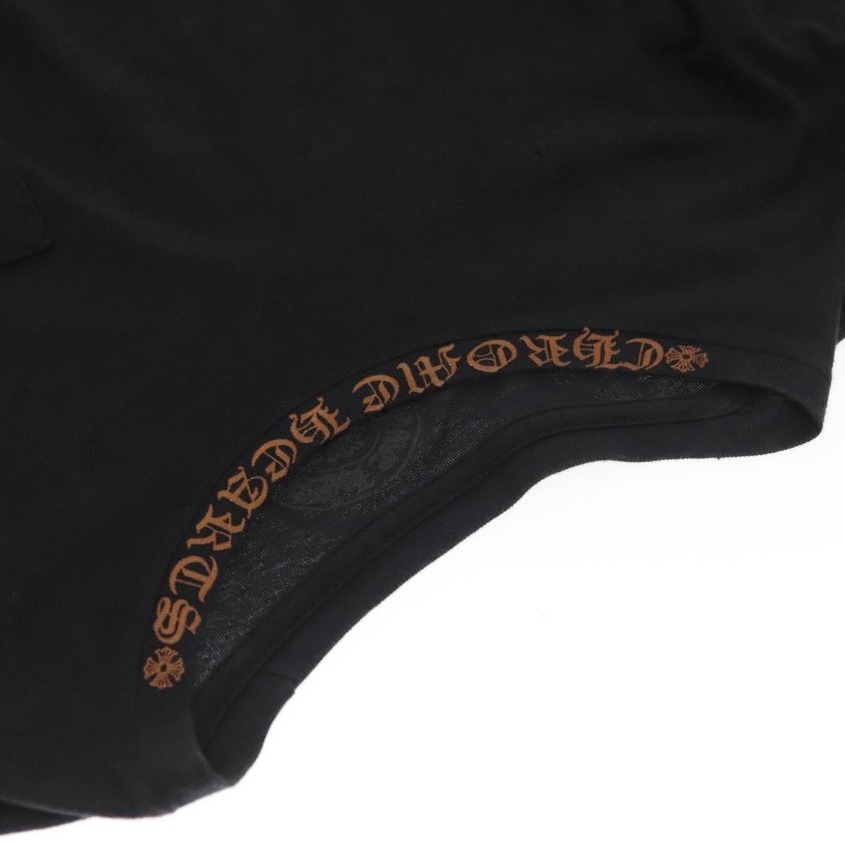 Chrome Hearts Long Sleeved T Shirt Cotton Black Auth 138884M