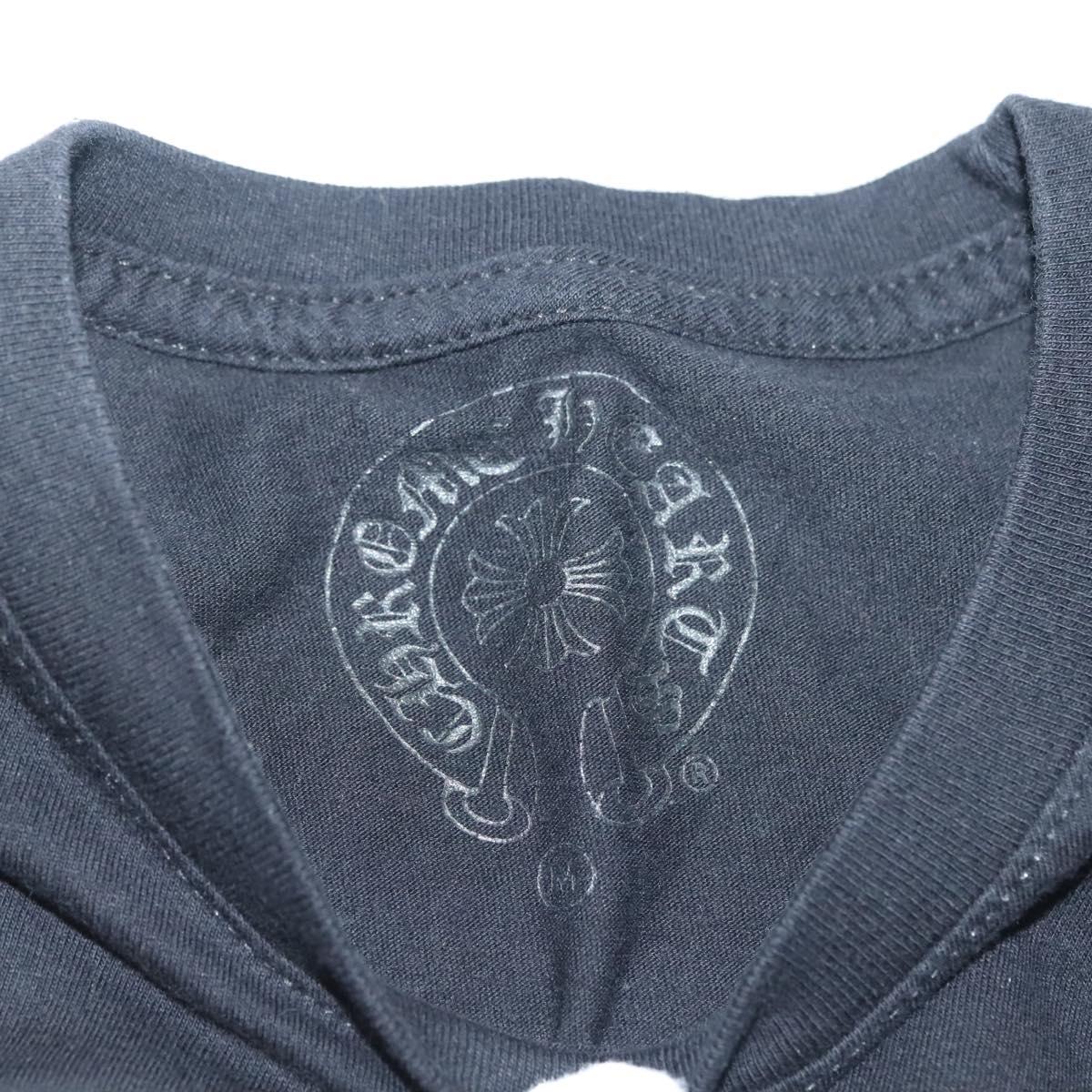 Chrome Hearts Long Sleeved T Shirt Cotton Black Auth 138886M