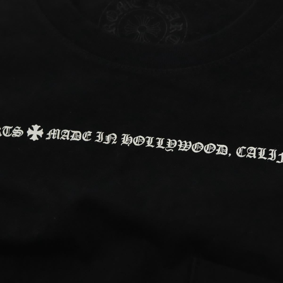 Chrome Hearts Long Sleeved T Shirt Cotton Black Auth 138886M