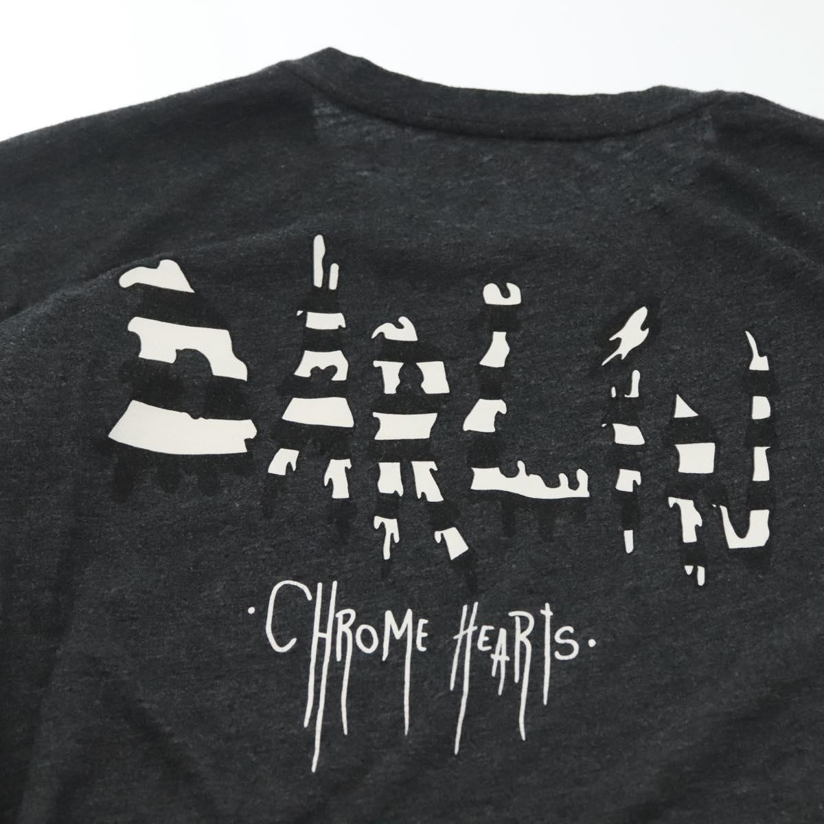 Chrome Hearts TShirt Shirt Cotton Gray Auth 138887M