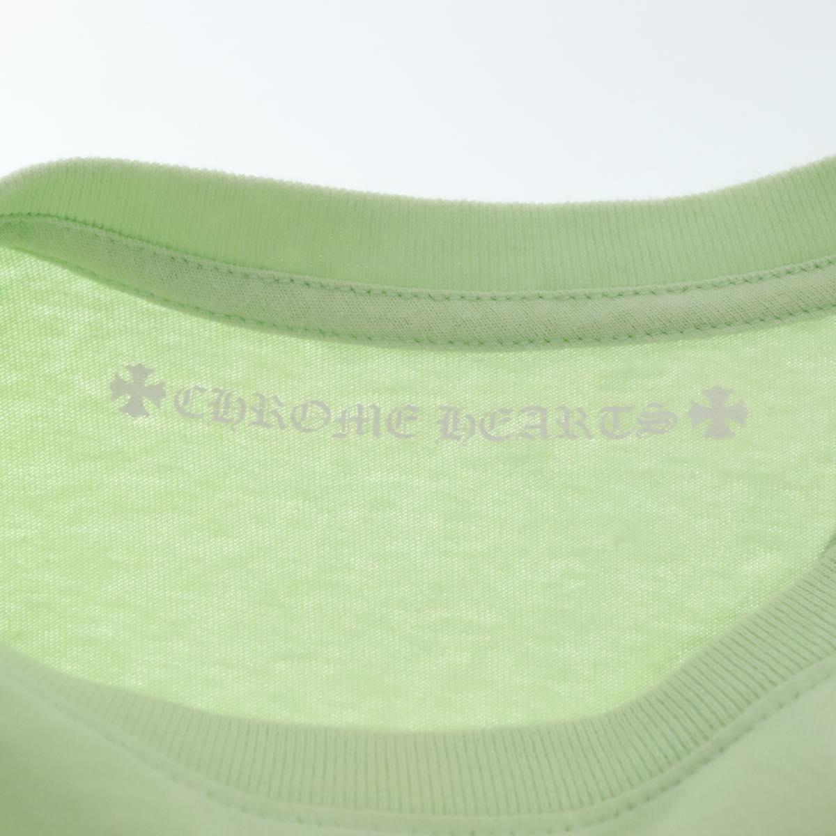 Chrome Hearts Short Sleeved T Shirt Cotton LIme Green Auth 138888M