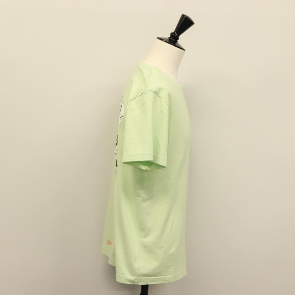 Chrome Hearts Short Sleeved T Shirt Cotton LIme Green Auth 138888M