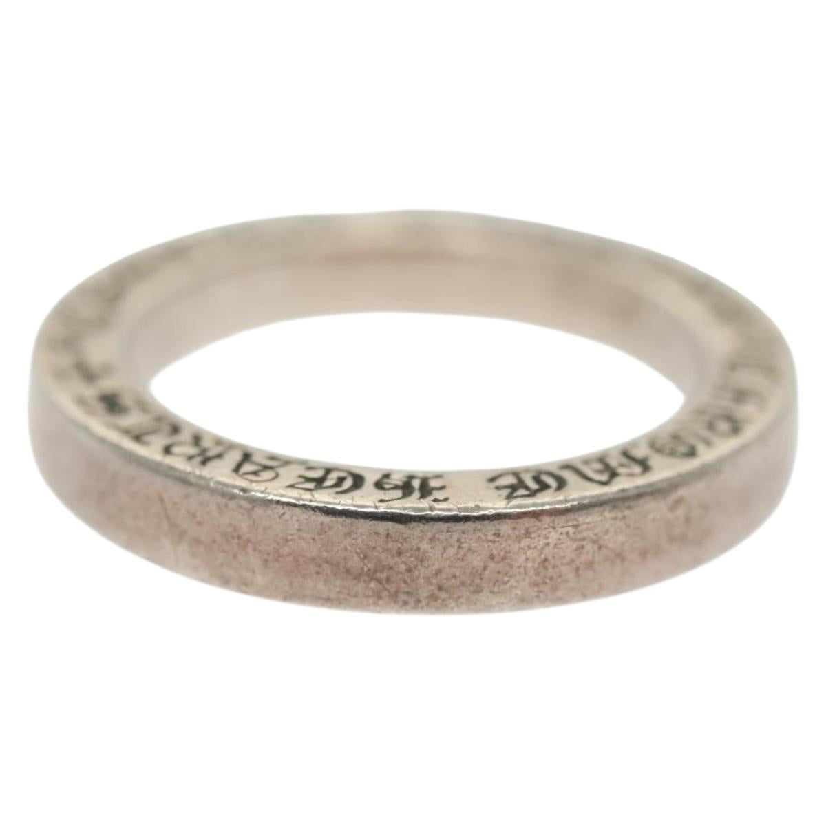 Chrome Hearts Spacer Ring Ag925 Silver Auth 138889M